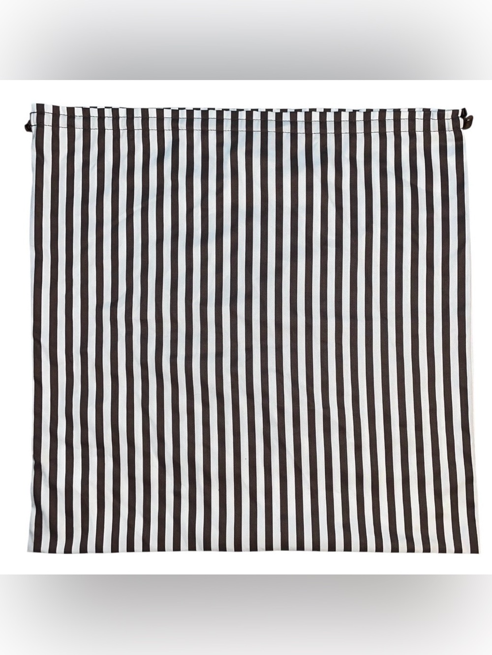 henri bendel Brown and White Striped Logo Dust Bag - Picture 4 of 6